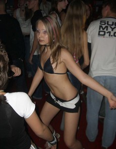 Night sex party young drunk chicks