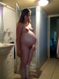 Hot photos of my young pregnant wife..