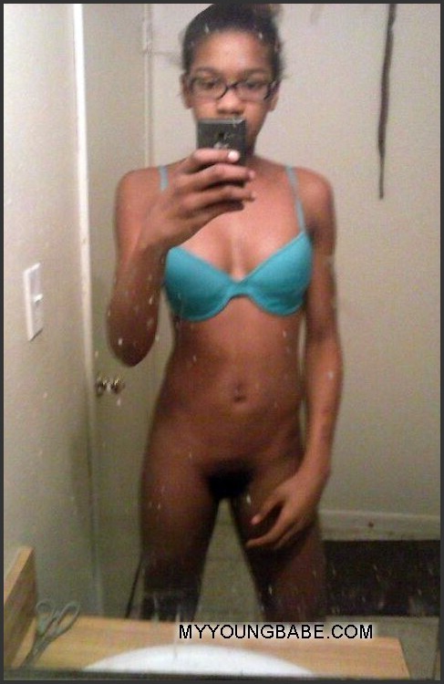 Young ebony nude
